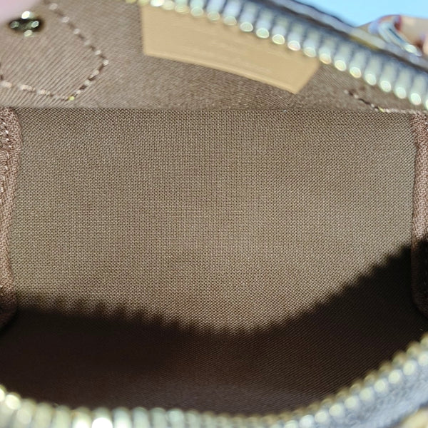 SPEEDY Nano Monogram Coated Canvas Brown