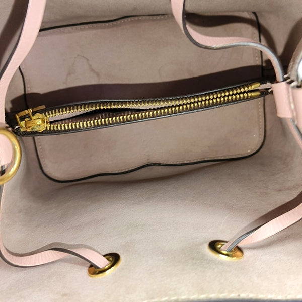 NÉONOÉ MM Monogram Coated Canvas Brown