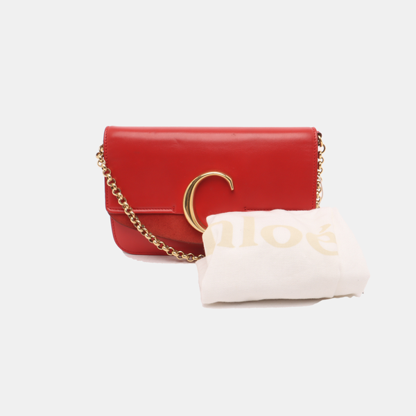 Chloé C Calfskin Red