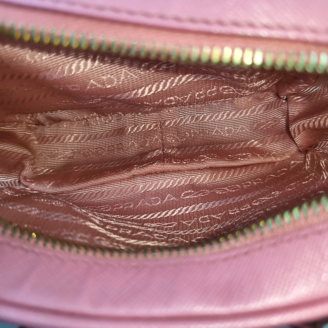 Saffiano Calfskin Shoulder Bag Pink