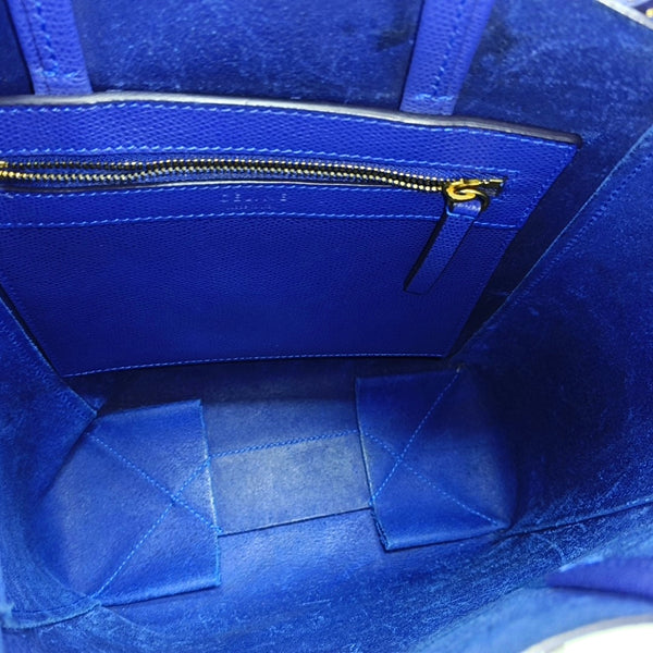 VERTICAL CABAS Mini Calfskin Blue
