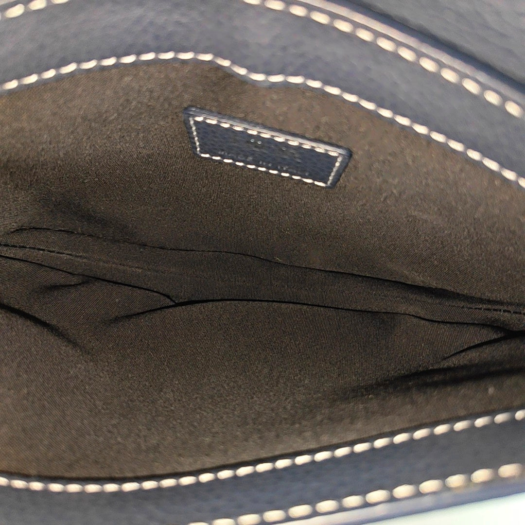 Saddle Small Calfskin Blue