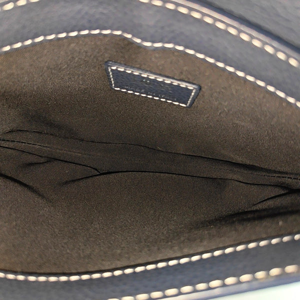 Saddle Small Calfskin Blue