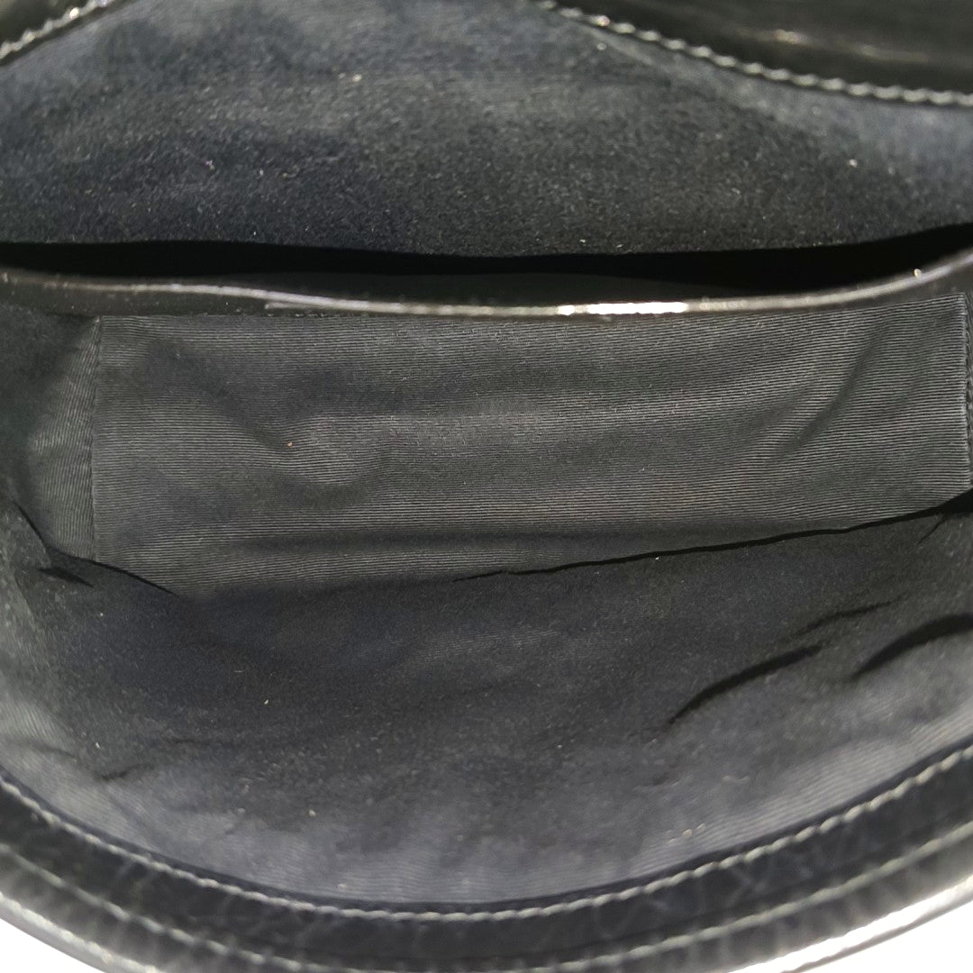 NIKI Small Chevron Calfskin Black