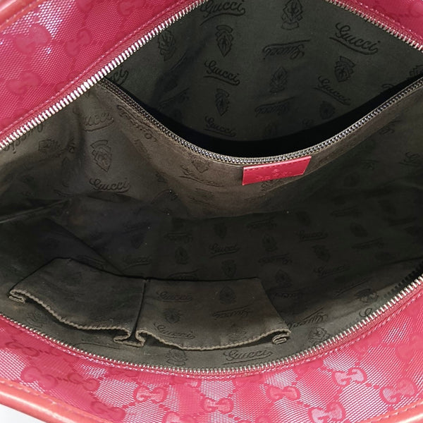 GG Imprime Monogram Coated Canvas Red