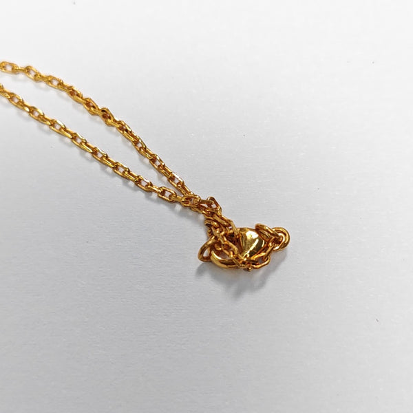 Pop H Metal Gold Necklace