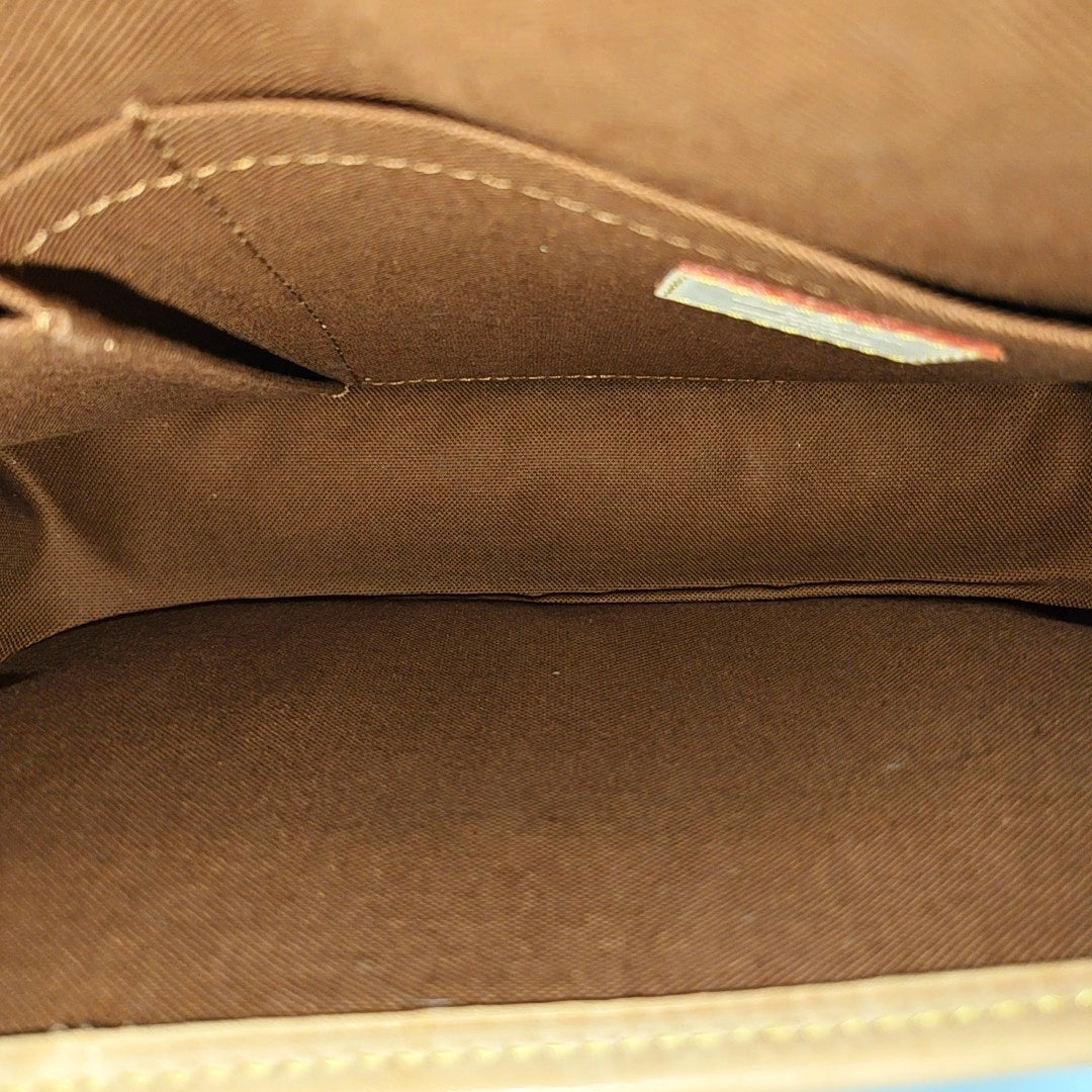 SOLOGNE PM Monogram Coated Canvas Brown