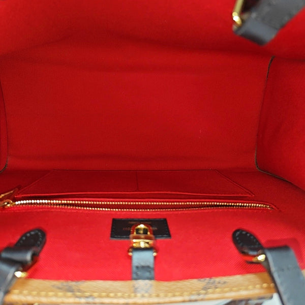 Authenticated pre-owned  ONTHEGO MM Monogram Coated Canvas Brown - Tote Bag at Looply