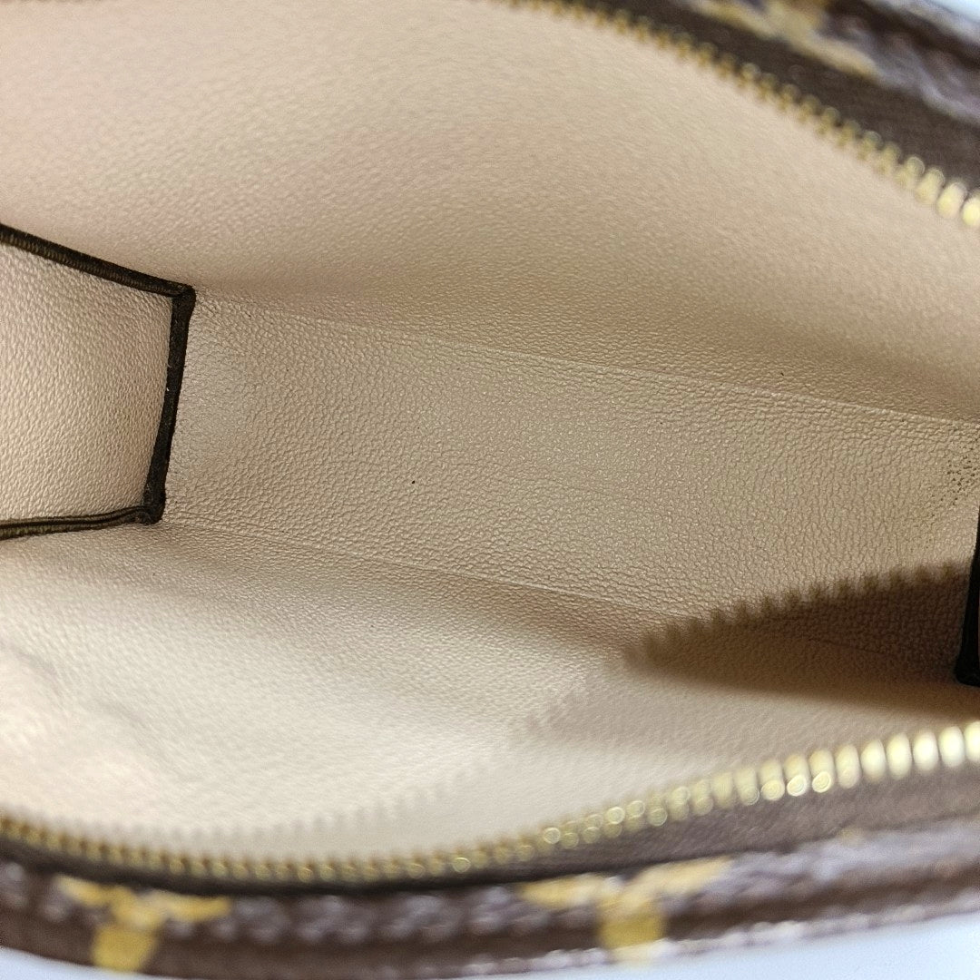 TOILET POCKET 19 Monogram Coated Canvas Brown