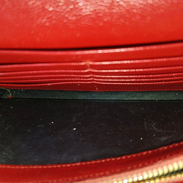 MONOGRAM Medium Quilted Calfskin Red