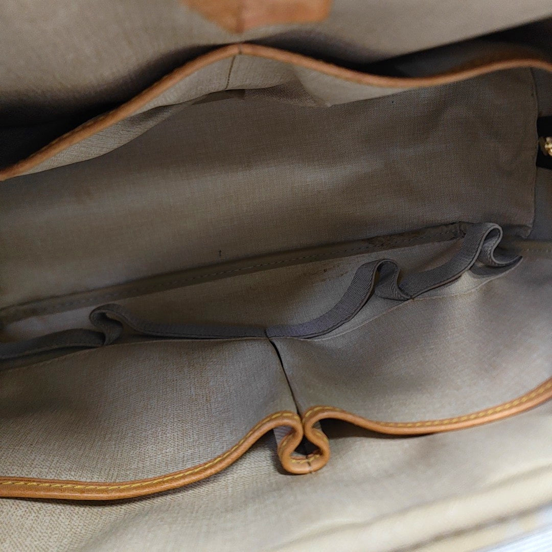 DEAUVILLE Monogram Coated Canvas Brown