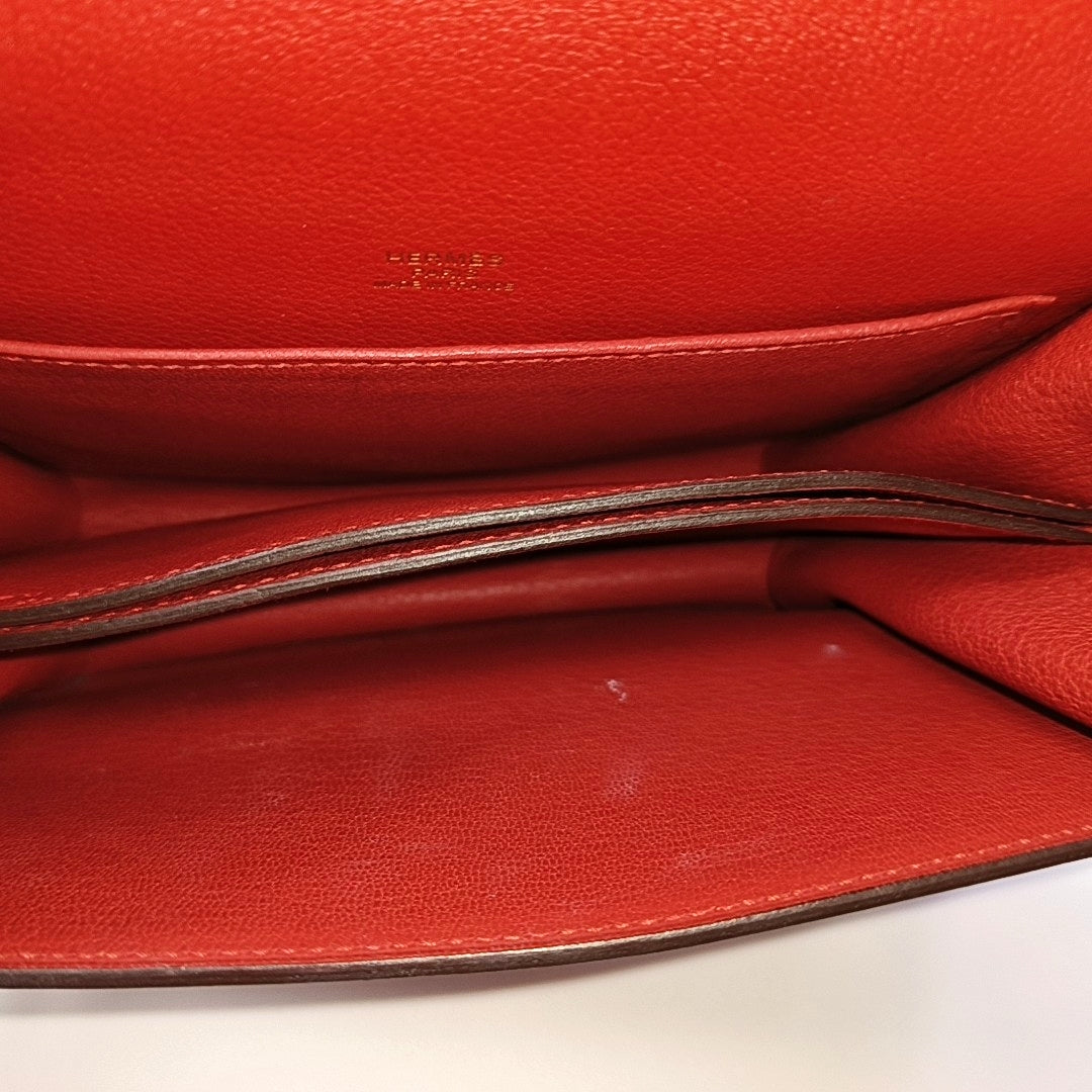 Authenticated pre-owned  Roulis Mini Evercolor Red - Shoulder Bag at Looply