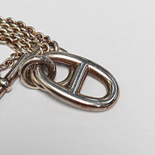 Collar de plata de ley 925 Chaine D'ancre