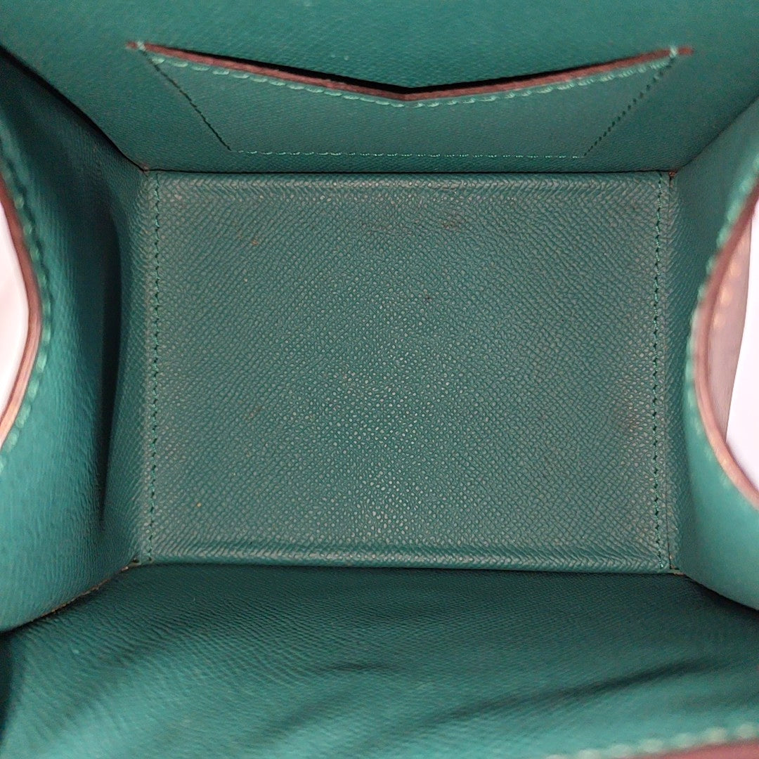 Calfskin Top Handle Bag Gray
