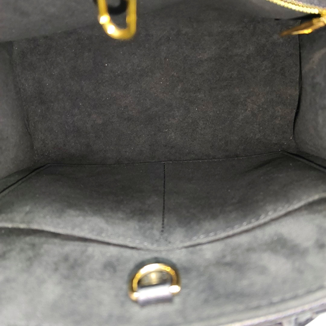 ONTHEGO PM Monogram Calfskin Black