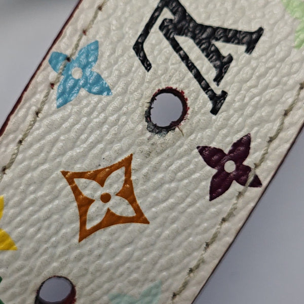 Coated Canvas Belt White