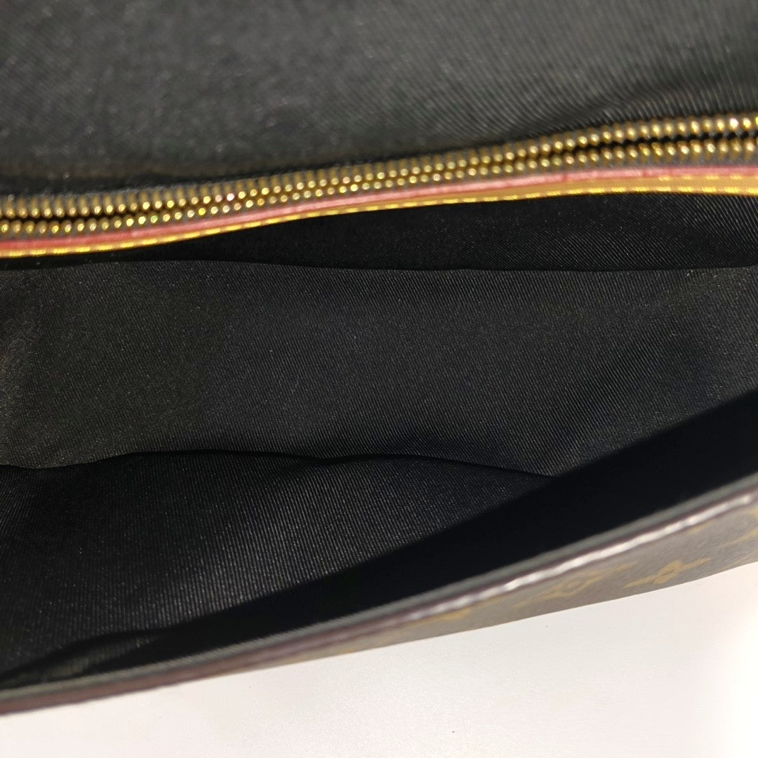 DIANE Monogram Coated Canvas Brown