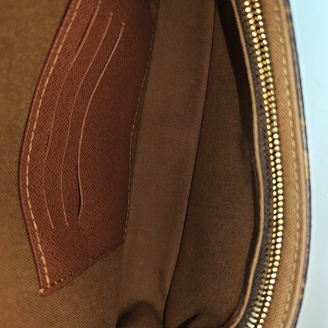 IVY Monogram Coated Canvas Brown