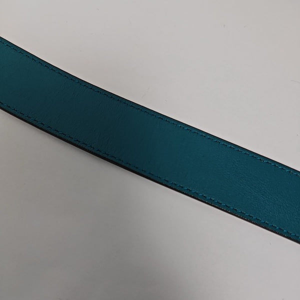 Leather Belt Blue