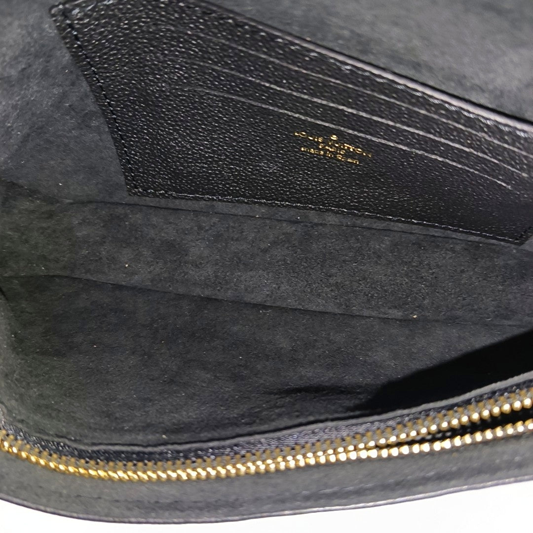 IVY Monogram Calfskin Black