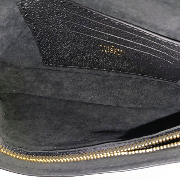 IVY Monogram Calfskin Black