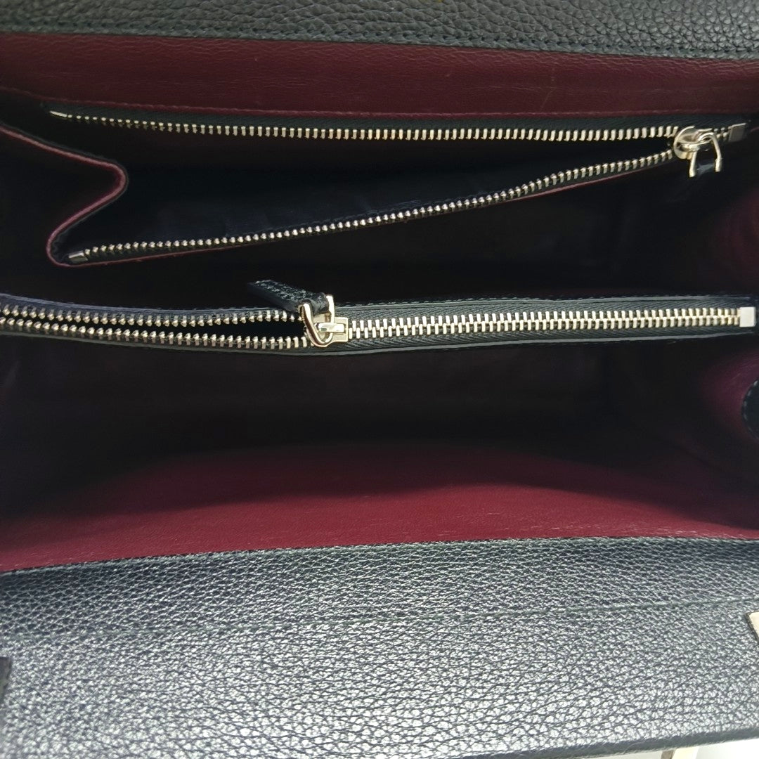 Zumi Small Calfskin Black