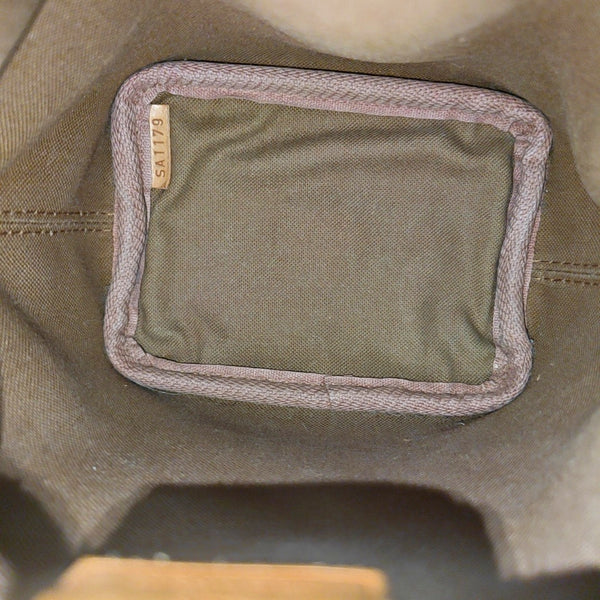 NÉONOÉ Nano Monogram Coated Canvas Brown