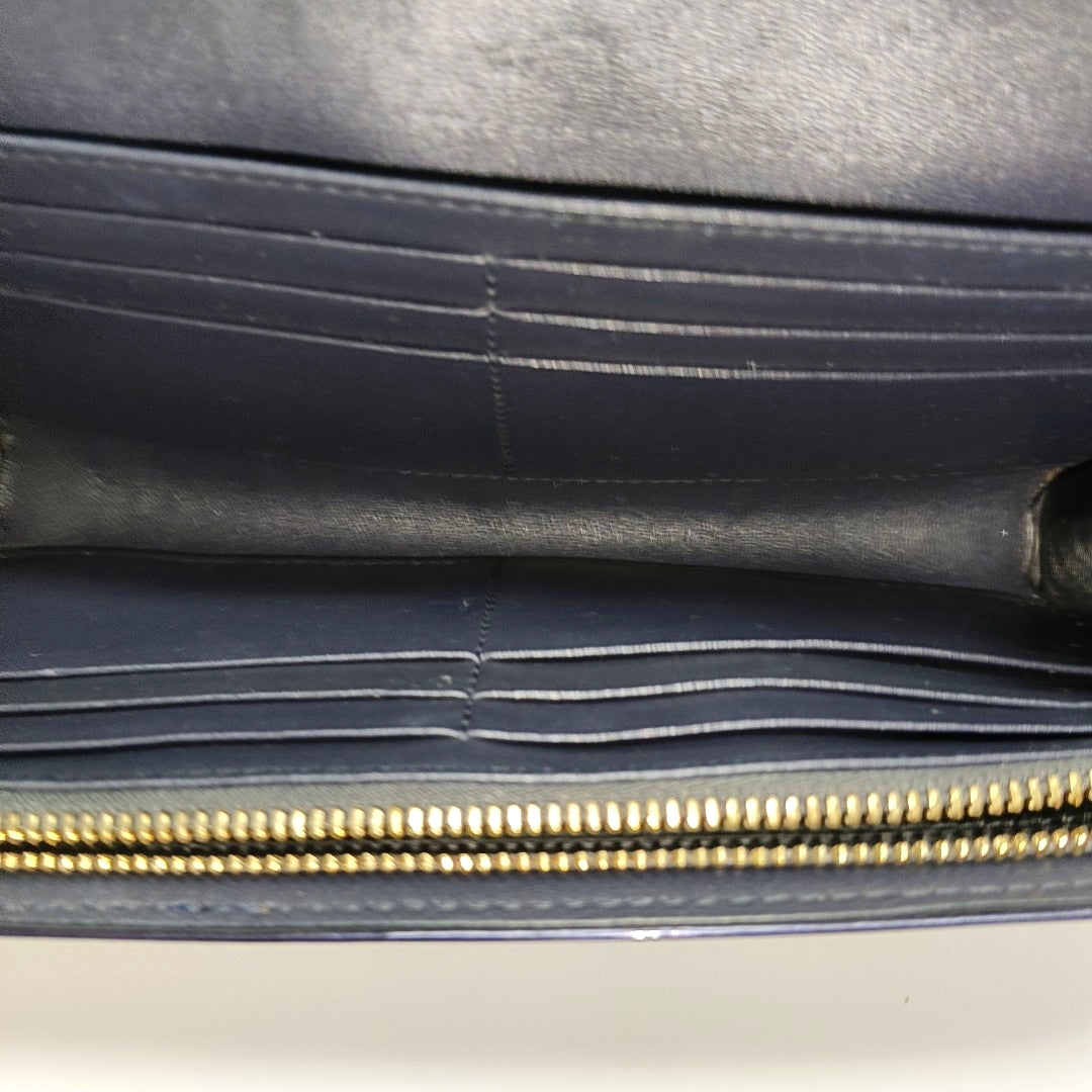 Authenticated pre-owned  Diorama Calfskin Blue - Shoulder Bag at Looply