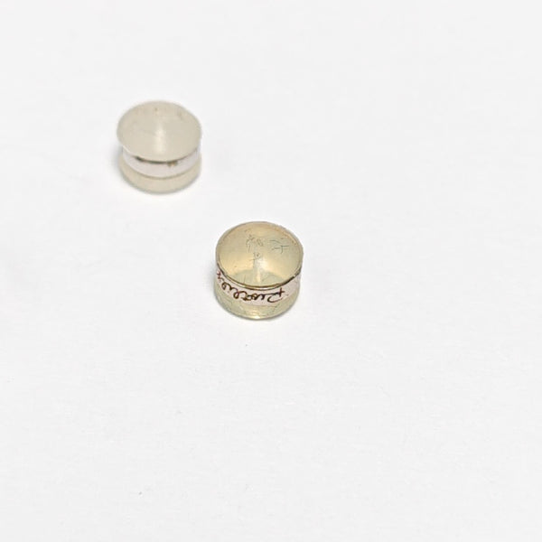 CC Logo Metal Silver Earrings