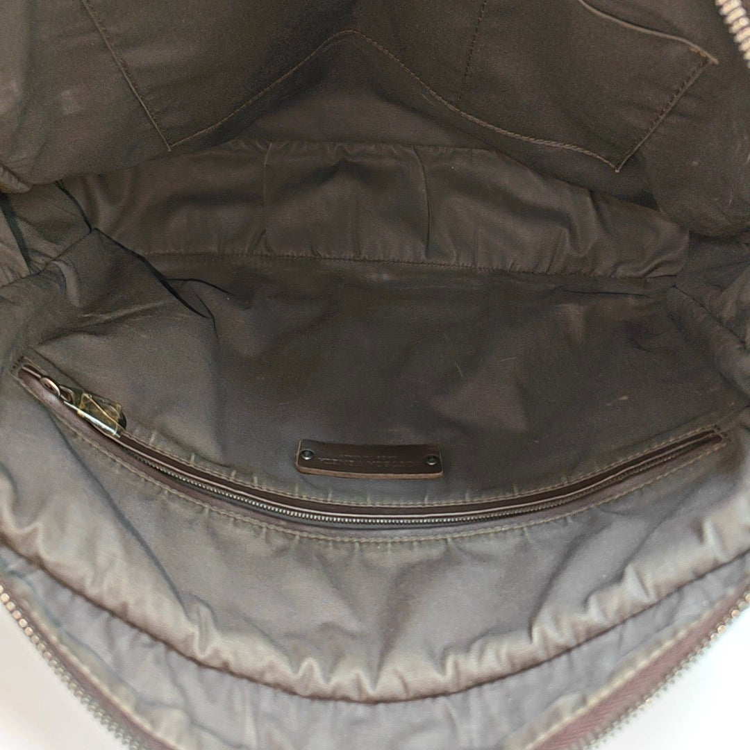 Calfskin Shoulder Bag Brown