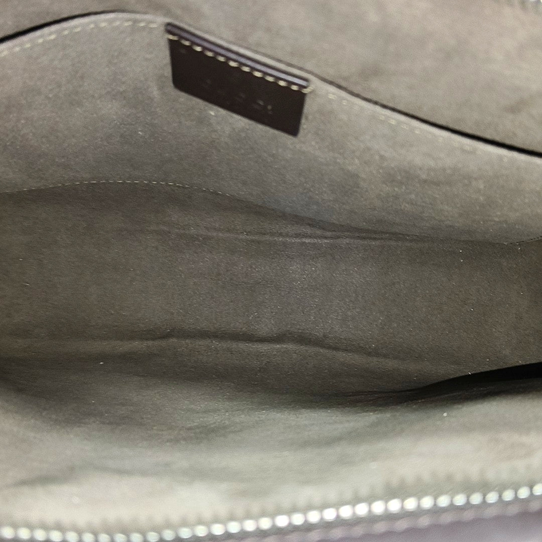 GG Supreme Monogram Coated Canvas Black