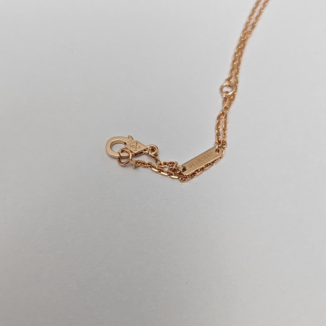 Vintage Alhambra 18k Rose Gold Necklace