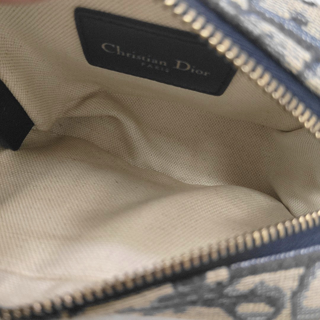 Oblique Canvas Belt Bag Beige