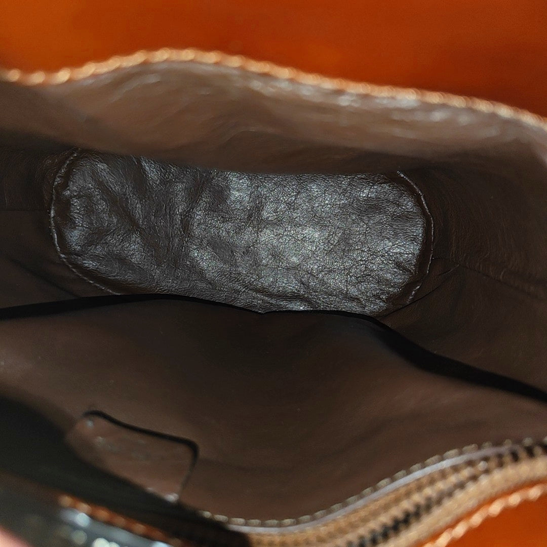 Calfskin Bucket Bag Brown