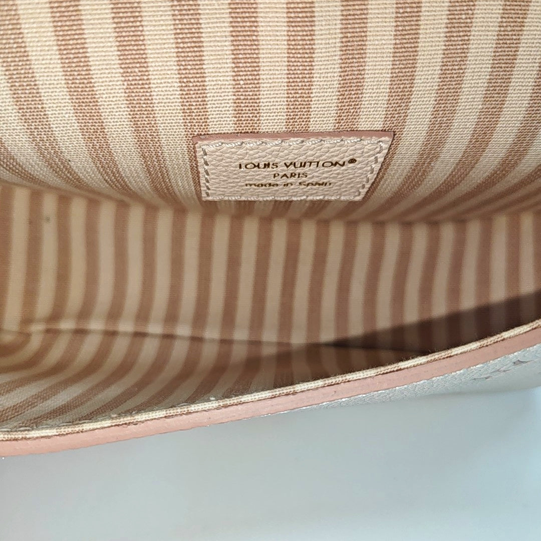 DIANE Nano Monogram Calfskin White
