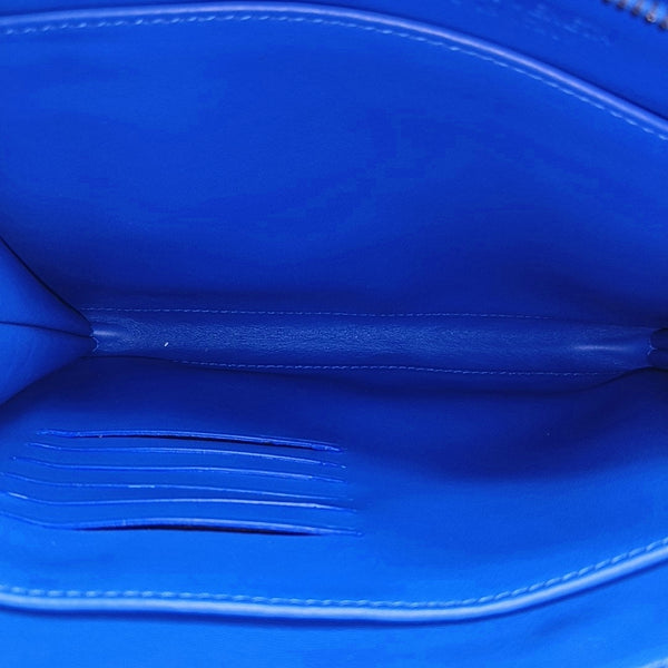 Calfskin Clutch Small Blue