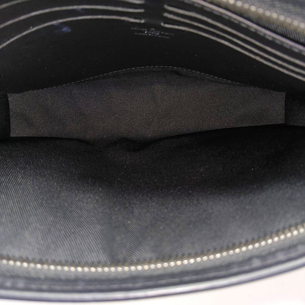 Pochette Voyag MM Monogram Coated Canvas Black