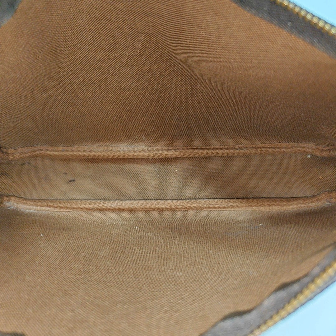 ACCESSOIRES Monogram Coated Canvas Brown