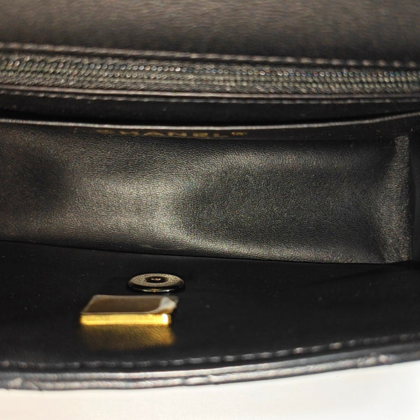 Quilted Lambskin Mini Black