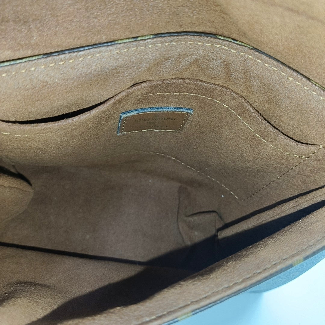 LOCKY BB Monogram Coated Canvas Brown