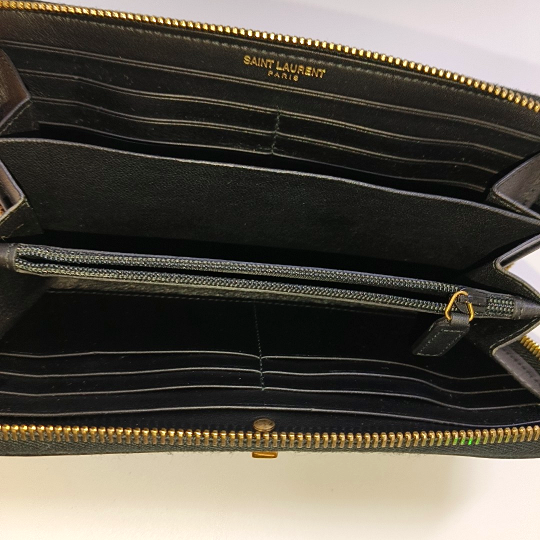 Calfskin Wallet Blue