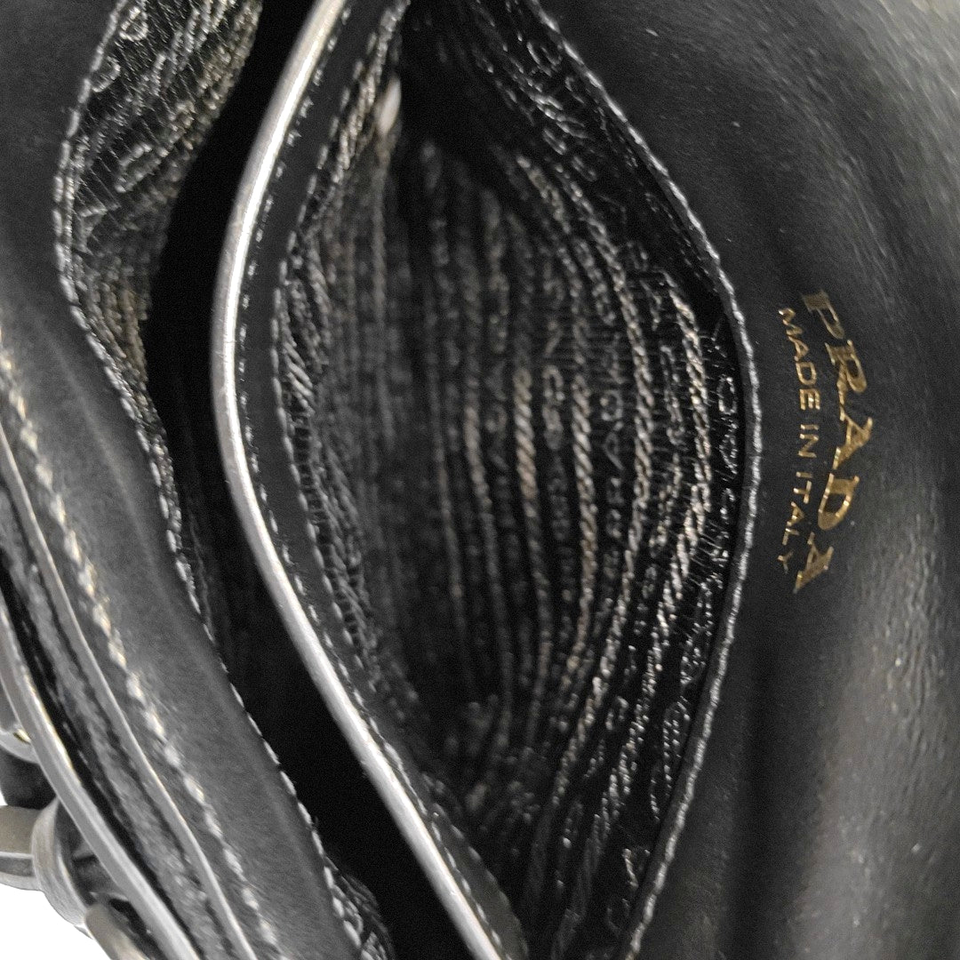 Belt Bag Quilted Velvet Black