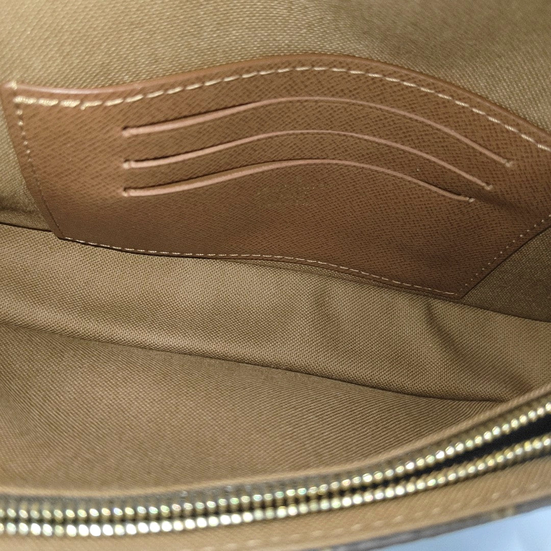IVY Monogram Coated Canvas Brown