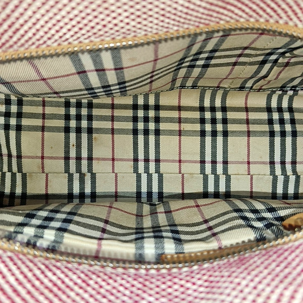 Canvas Top Handle Bag Red
