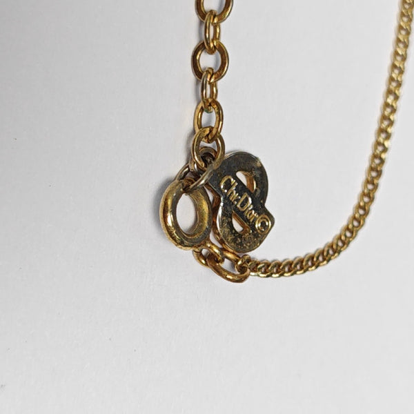 Petit CD Metal Gold Necklace