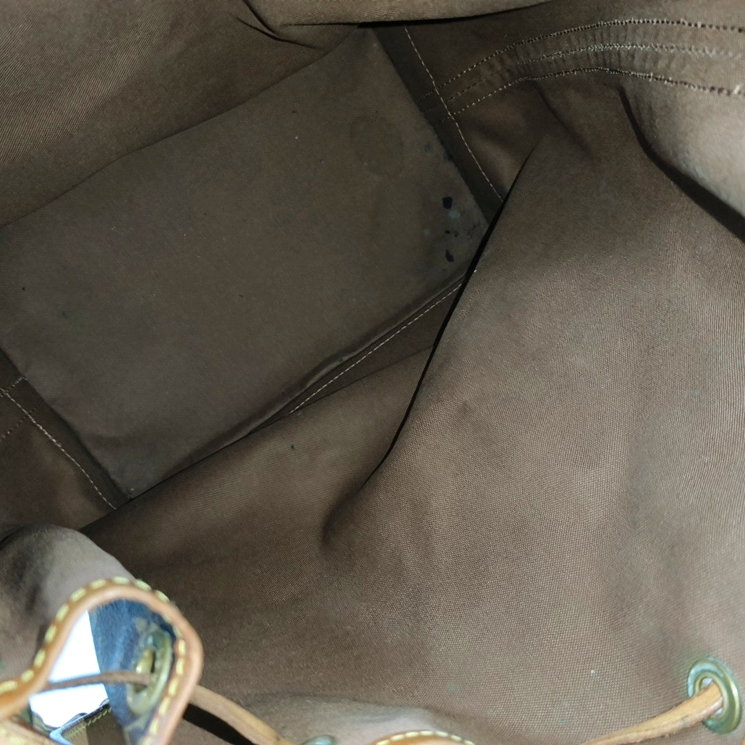 NOÉ GM Monogram Coated Canvas Brown