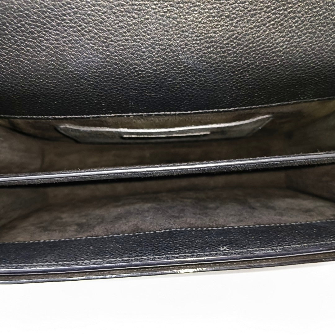 SUNSET Medium Calfskin Black