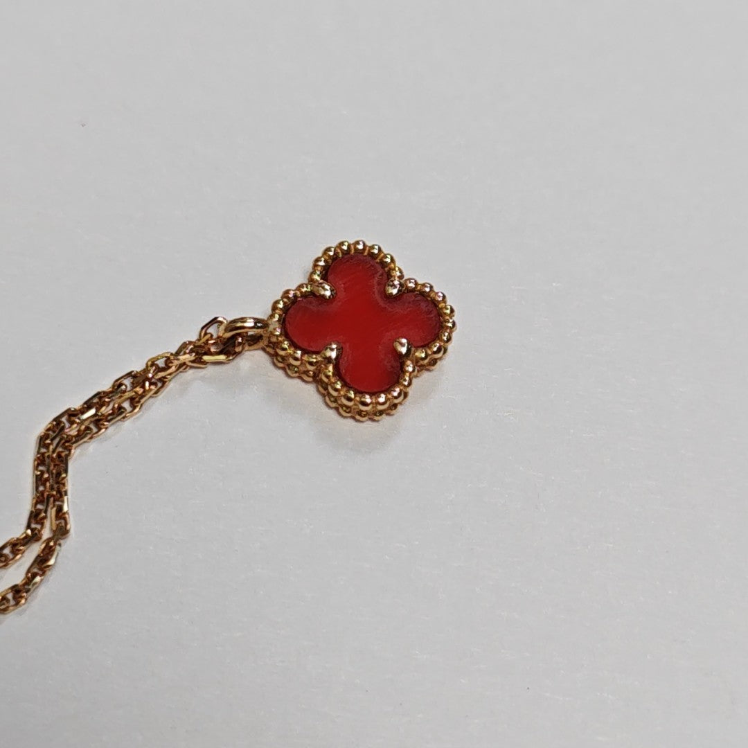 Sweet Alhambra 18k Rose Gold Necklace