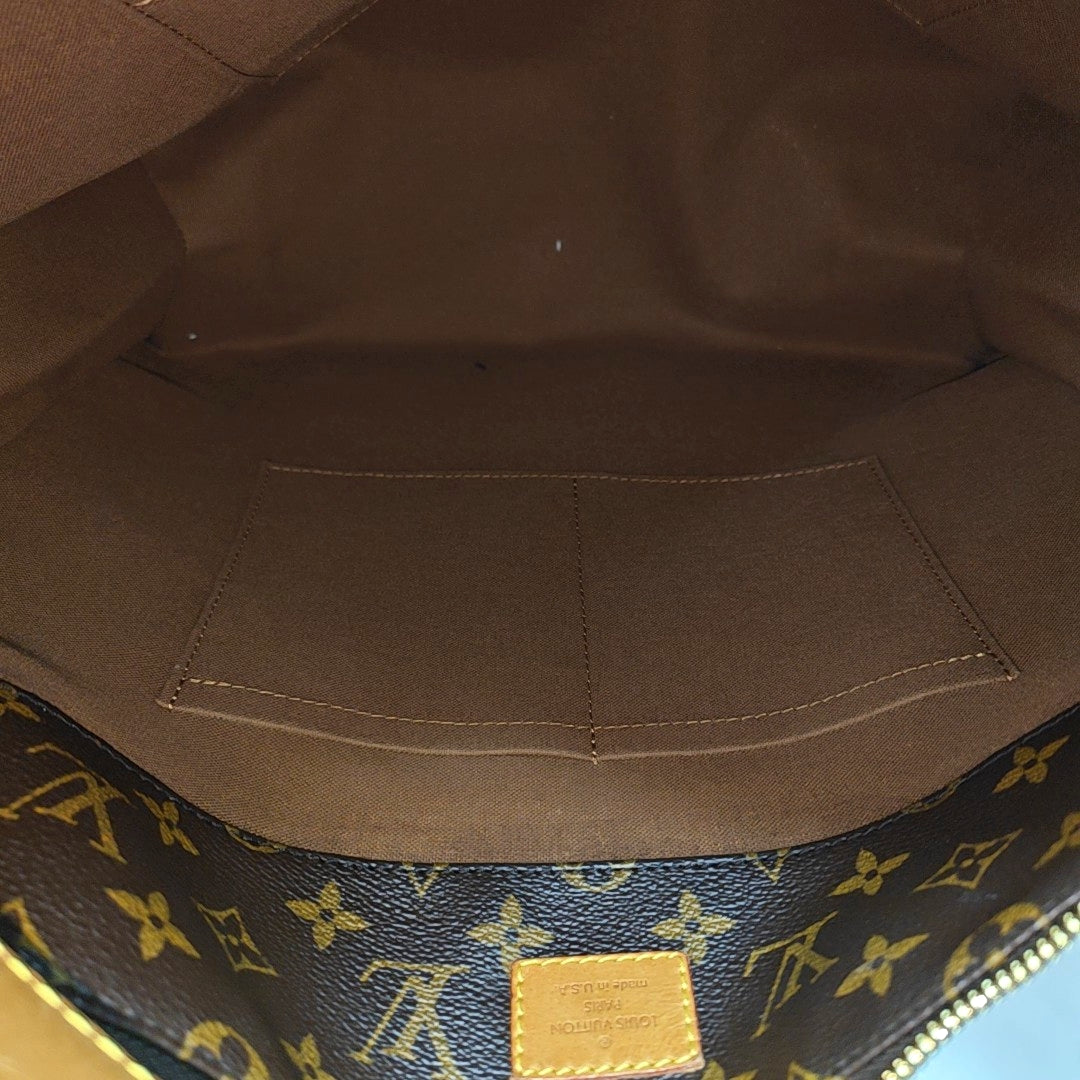 SULLY MM Monogram Coated Canvas Brown