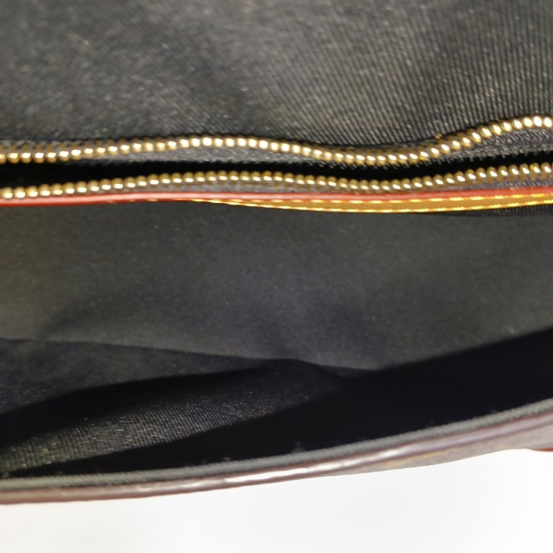 DIANE Monogram Coated Canvas Brown